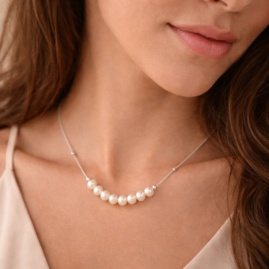 Heirloom Pearl Arc Necklace