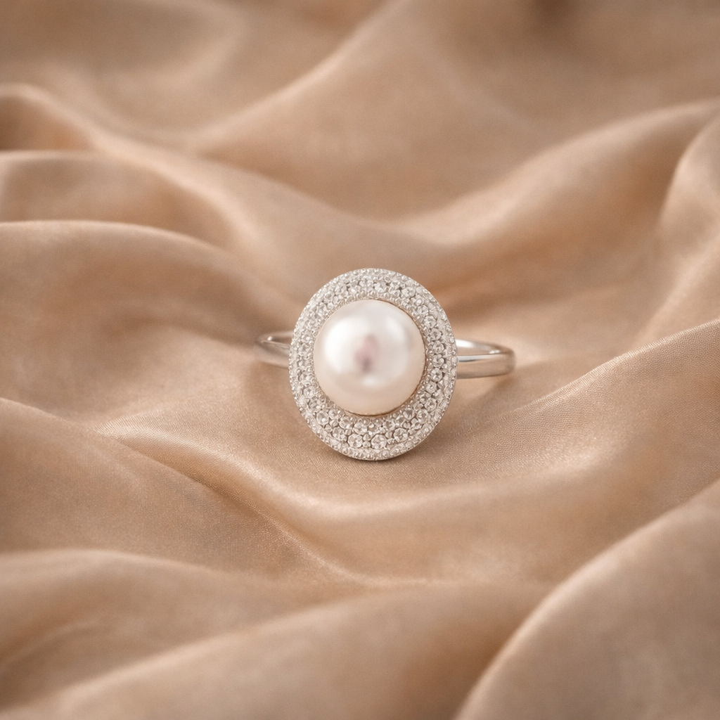 Heirloom Pearl Sterling Silver Ring