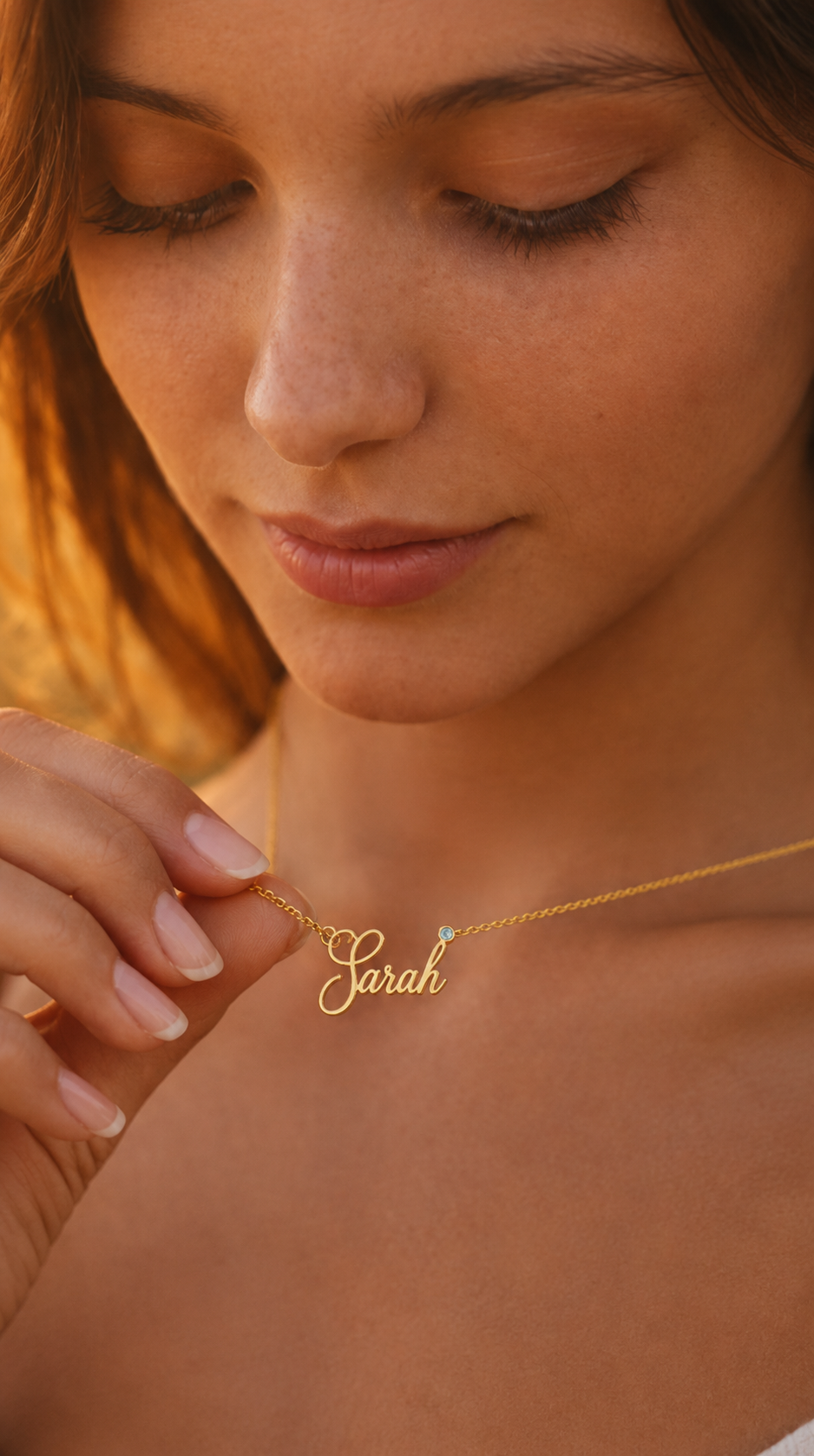 The Signature Name & Birthstone Necklace